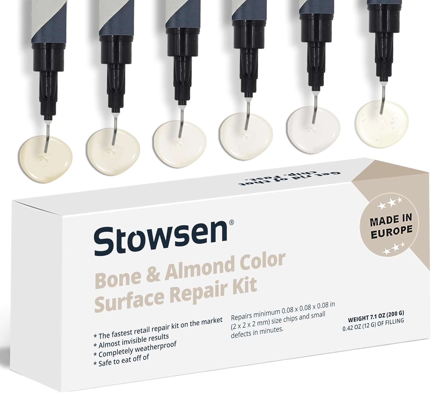 Bone & Almond Color Surface Repair Kit