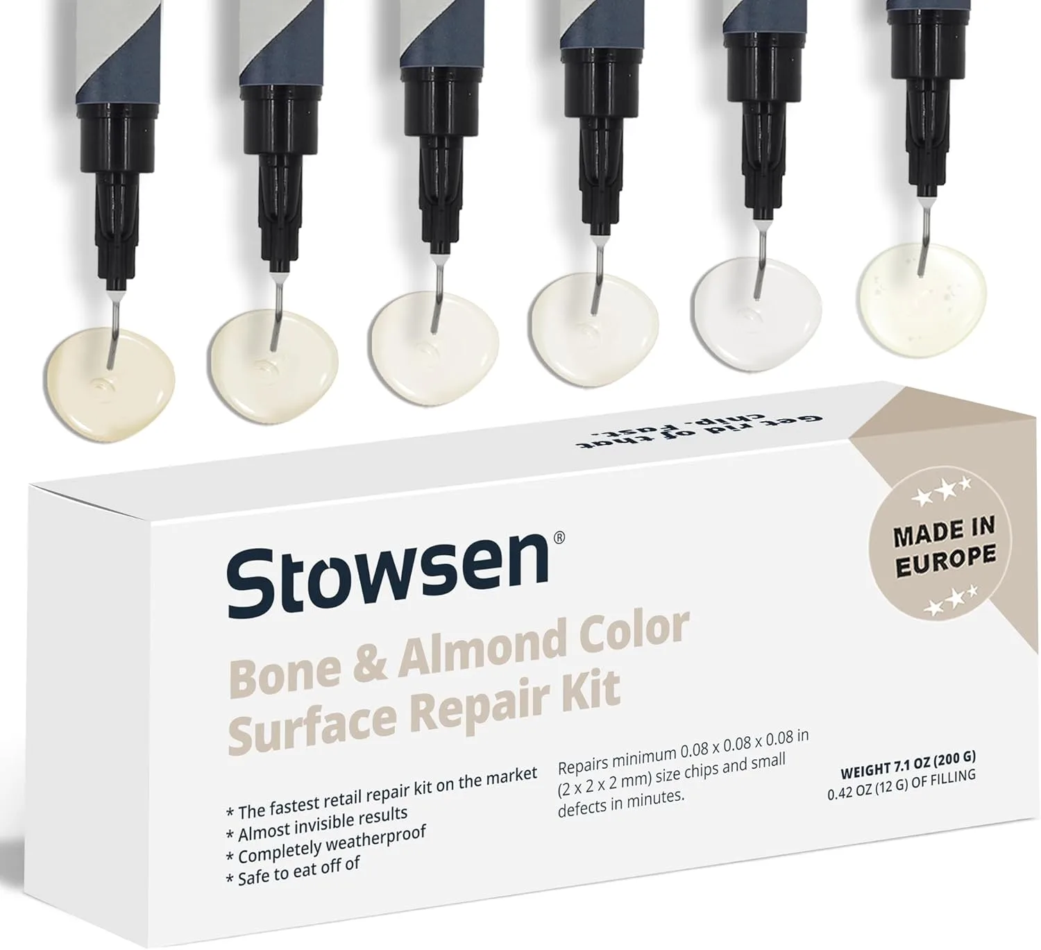 Bone & Almond Color Surface Repair Kit